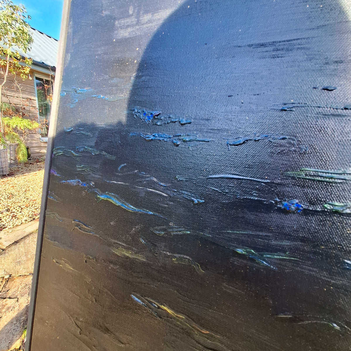 'Doom' and 'Mood'  32X122cm Original Irish Abstract Art